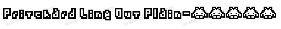 Pritchard Line Out Plain字体转换